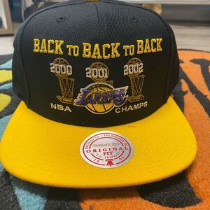 Back to back Lakers hat